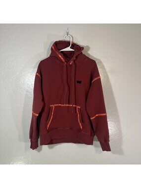 PXG Parsons Xtreme Golf Hoodie Mens Medium Red Pullover Fleece Logo Trim